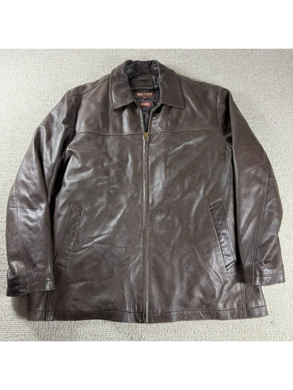Wilsons Leather Genuine Lined Thinsulate Leather Jacket Brown Men’s Size XL